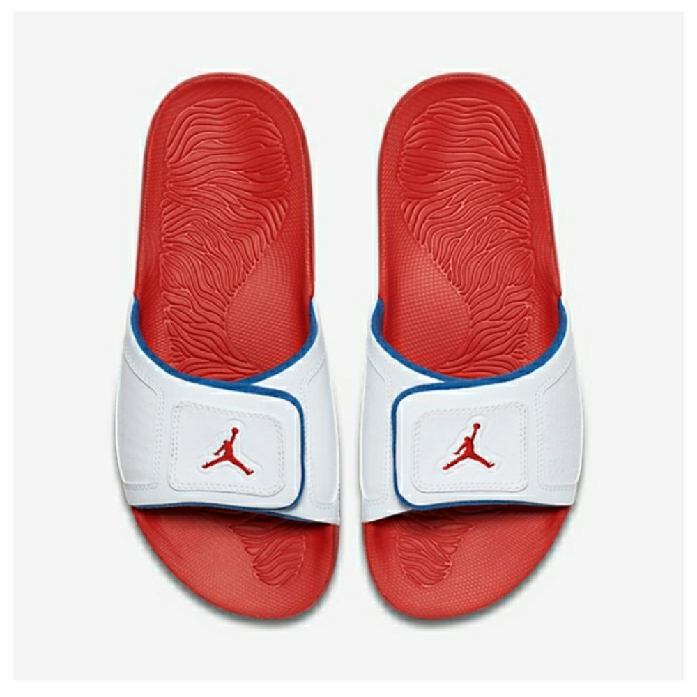 NIKE AIR JORDAN 2016 hydro III Retro "Tru e Blue" Slides Sandals Mens Size 11
